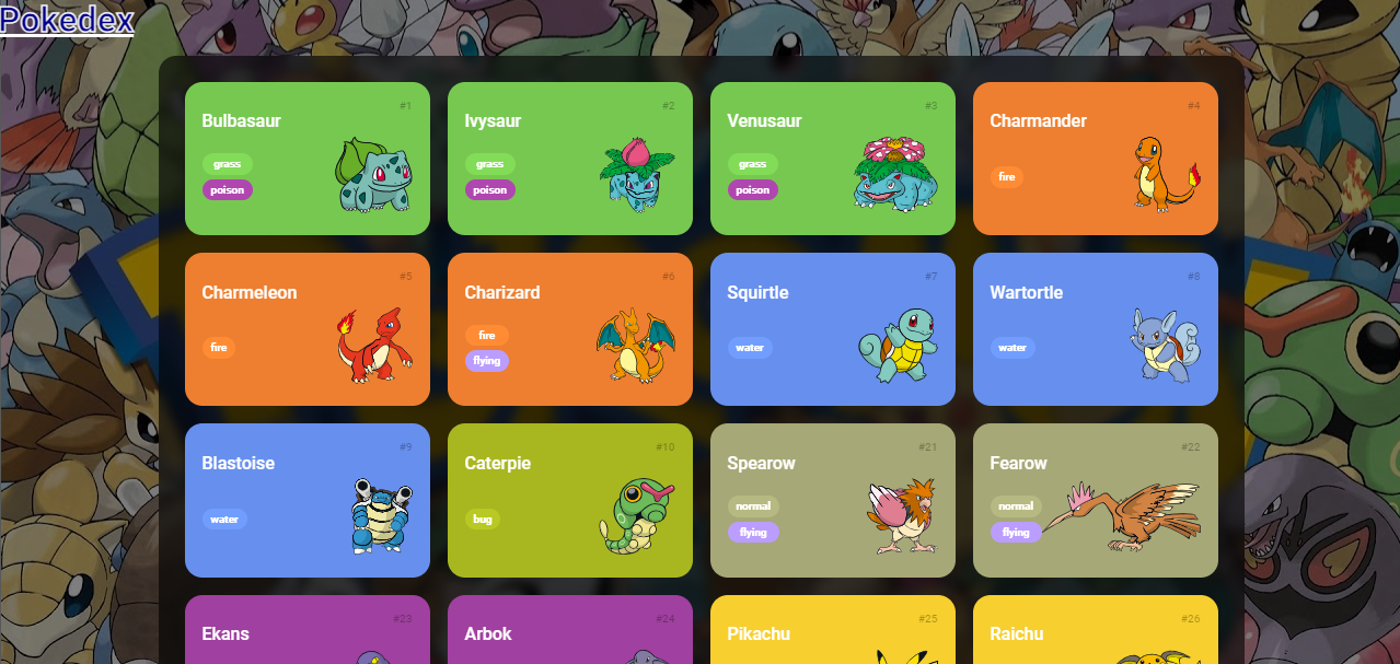 Pokedex Javascript